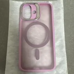 iPhone16用ケース　ピンク