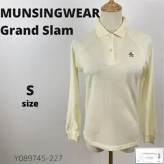 MUNSINGWEAR Grand Slam 長袖ポロシャツ ワンポイントロゴ
