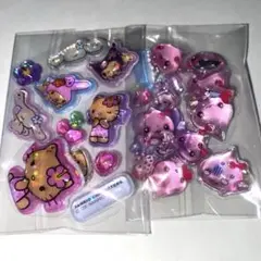日焼けキティ　しずくちゃん　ボンボンドロップシールおすそ分け♡