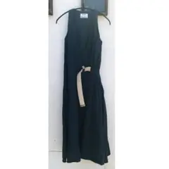 Acne Studioアクネ ベルト付きコットンノースリーブラップワンピース