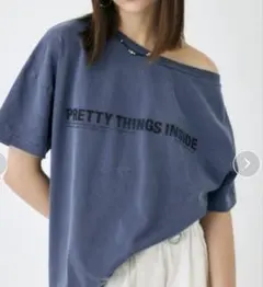 MOUSSY ONE SHOULDER TEE
