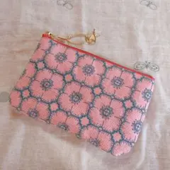 ミナペルホネン　ハンドメイド　ポーチ