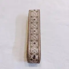 【メルカリ便】インド刺繍リボン　2m ベージュ