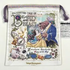 ディズニー 巾着 美女と野獣 ベル プリンセス ディズニーランド 新エリア 限定
