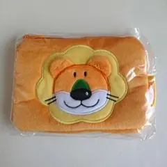 新品 たべっ子どうぶつ ティシュポーチ ミニポーチ らいおん