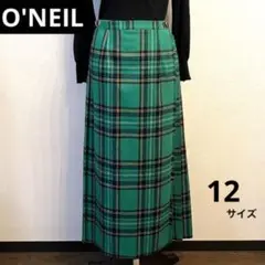 O'NEIL OF DUBLIM キルトスカート サイズ12 (タグ付)