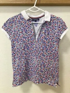 TOMMY HILFIGER キッズ 半袖ポロシャツ 120 花柄 即購入OK！