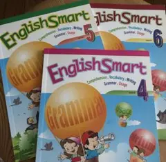 【子供英語】English Smart G4, 5, 6 ワークブック3冊セット