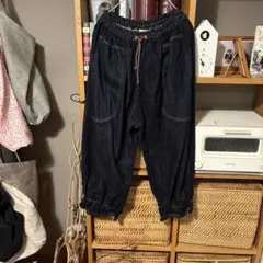 内田ミシン　デニムドロワーズ