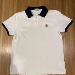 Moncler ポロシャツ ホワイト/ネイビー
