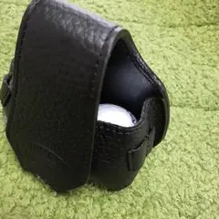 レザー 製ピン入れ&ボールホルダー ケース　ブラック　ラッフルズホテル