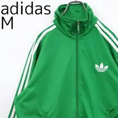アディダス トラックジャケット M グリーン 緑 ジャージ ファイヤーバード