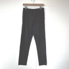 グンゼ　LL　カジュアルパンツ　レーヨン混　ストレッチ　ウエストゴム　ブラック