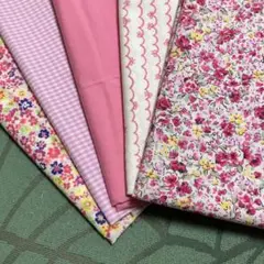 ピンク系生地　まとめ売り