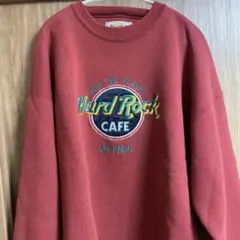 Hard Rock Cafe 刺繍ロゴ トレーナー