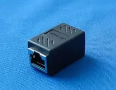 RJ45 LANケーブル中継コネクタ－ Cat7/Cat6/Cat5e対応 １個