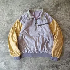 80s ユーロ ハーフジップブルゾン