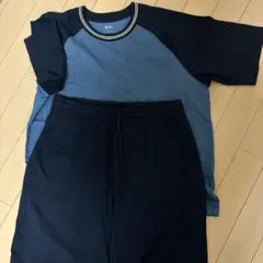 UNIQLO ルームウェア S 青/黒