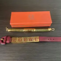 ロエベ バングル ブレスレット セット 本革