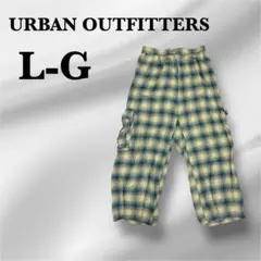 URBAN OUTFITTERS 【L-Gサイズ】チェック柄　カーゴパンツ