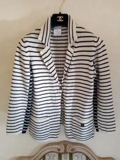 訳あり格安!CHANELニットジャケットカーディガン