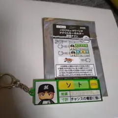 千葉ロッテマリーンズ　パワプロコラボ アクリルキーホルダー　ソト