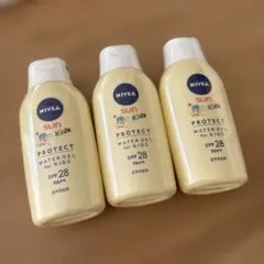 新品　NIVEA サン キッズ プロテクト ウォータージェル 3本セット
