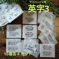 ペーパーナプキン　 デコパージュ　英字3
