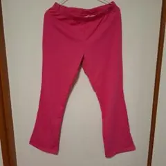未使用 ボトムス パンツ ピンク ズボン ウエストゴム レディース