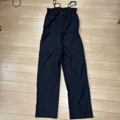 RETRO GIRL 黒 サロペット オールインワン