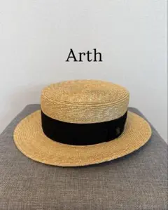 arth BOATER HAT カンカン帽