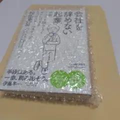 【プチプチに包んで、封筒に入れて発送します】会社を辞めない起業 : 失敗リスクを