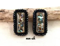 ShellFlake刺繍ピアス