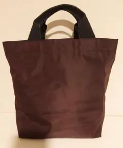 エルベシャプリエ バイカラー ミニトートバッグ 秋冬カラーパープル
