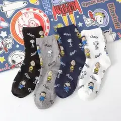 スヌーピー靴下 4足セット
