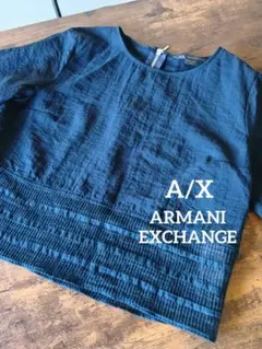 A/X アルマーニエクスチェンジ　紺色　ブラウス