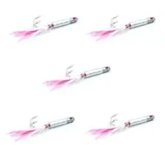 トローリングベイト ダブルフック 疑似餌サビキ インチク 曳釣り 5個 12g