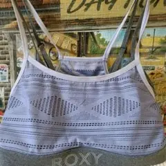 ♥早い物勝ち♥人気のROXY メッシュスポーツブラ可愛らしい ライトパープル♥