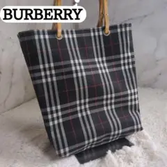 BURBERRY ノバチェック柄　ハンドバック　A4
