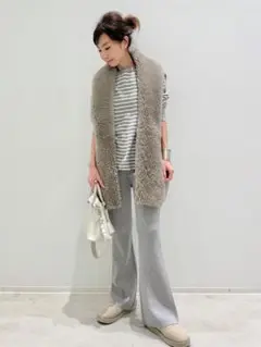 タグ付き未使用、Mouton×Knit VEST