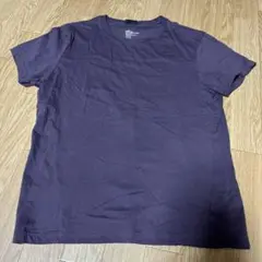 パープル クルーネック Tシャツ