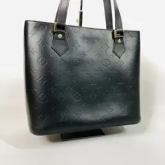 【極美品】ルイヴィトン トートバッグヒューストン ヴェルニ ブラック 4L31