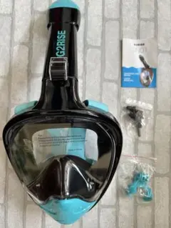 新品、未使用 ダイビングマスクG2RISE SN01 ブラック/ターコイズ
