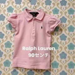 Ralph Lauren ピンク ポロシャツ 90cm パフスリーブ