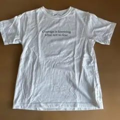 GLOBAL WORK メッセージTシャツ 150サイズ ホワイト