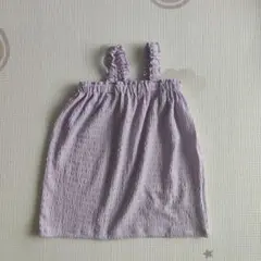 ラベンダー色ワンピース 70 80