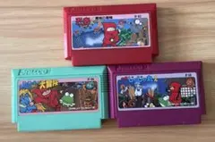 ファミコンソフト　忍者×３