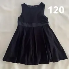 COMME CA ANGEL ネイビージャンバースカート　120サイズ