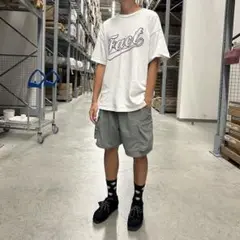 Fact ロゴ入り ホワイト Tシャツ Lサイズ
