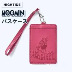 【新品】ムーミン　リトルミイ　パスケース　定期入れ　ストラップ付　ピンク　カード